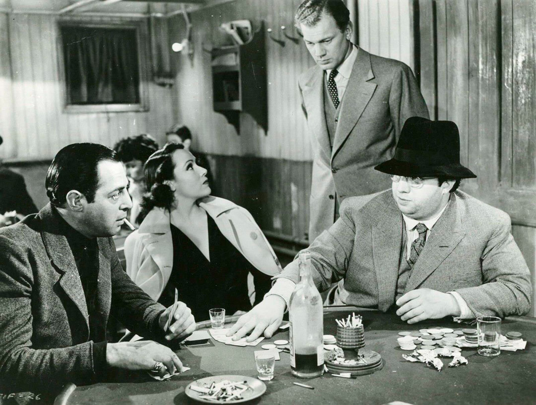 Joseph Cotten, Dolores del Rio, Jack Durant, Jack Moss dans Voyage au pays de la peur