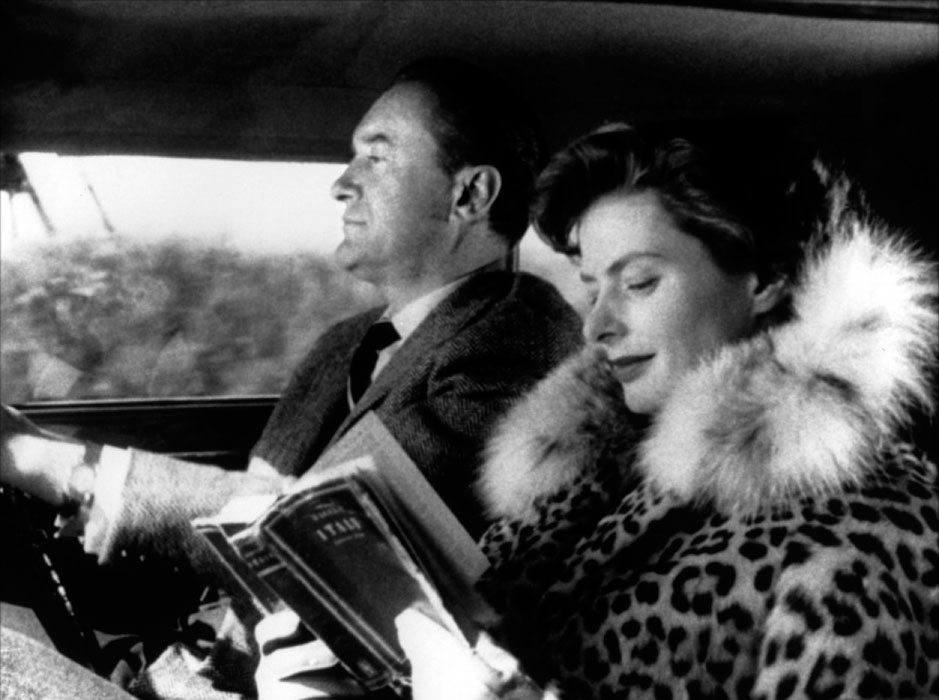 Ingrid Bergman, George Sanders dans Voyage en Italie