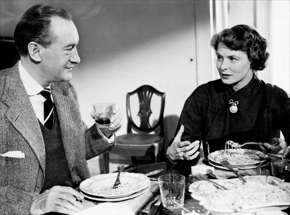 Ingrid Bergman, George Sanders dans Voyage en Italie