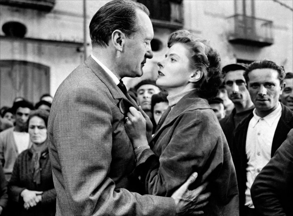 Ingrid Bergman, George Sanders dans Voyage en Italie