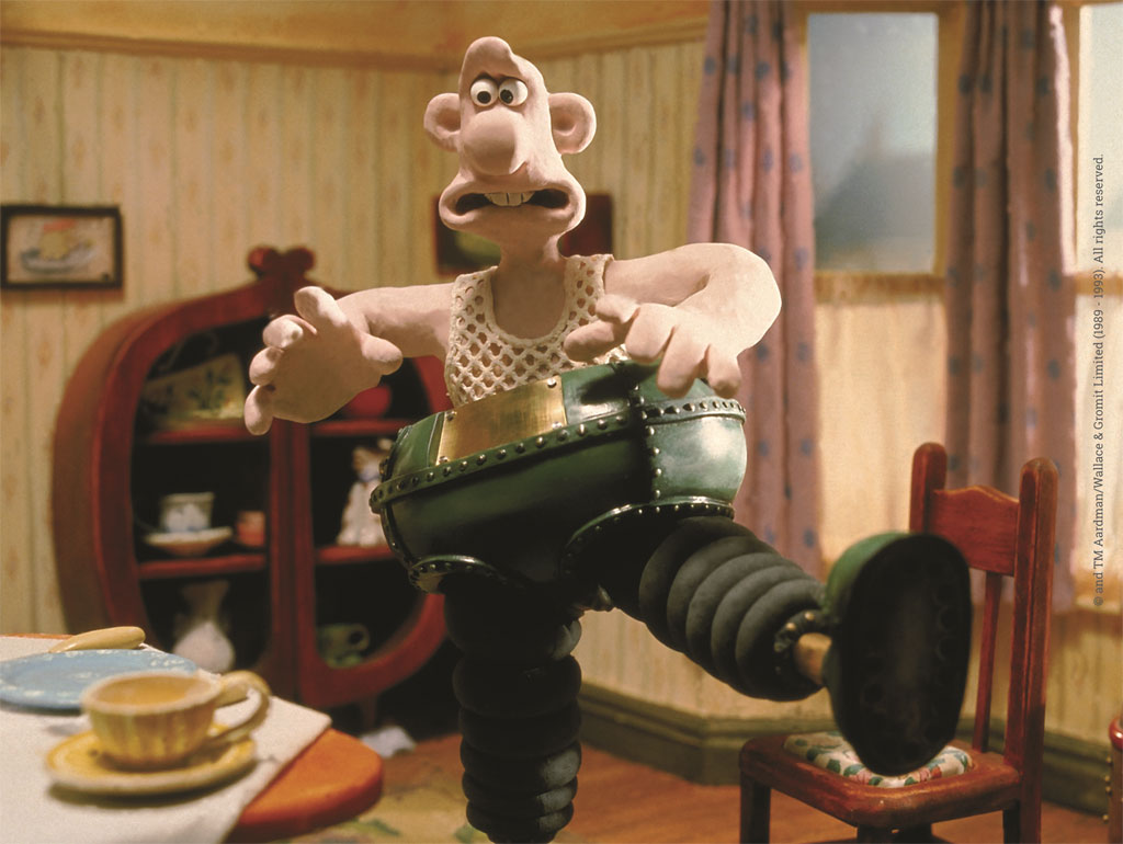 Dans Wallace & Gromit  - Rasé de près