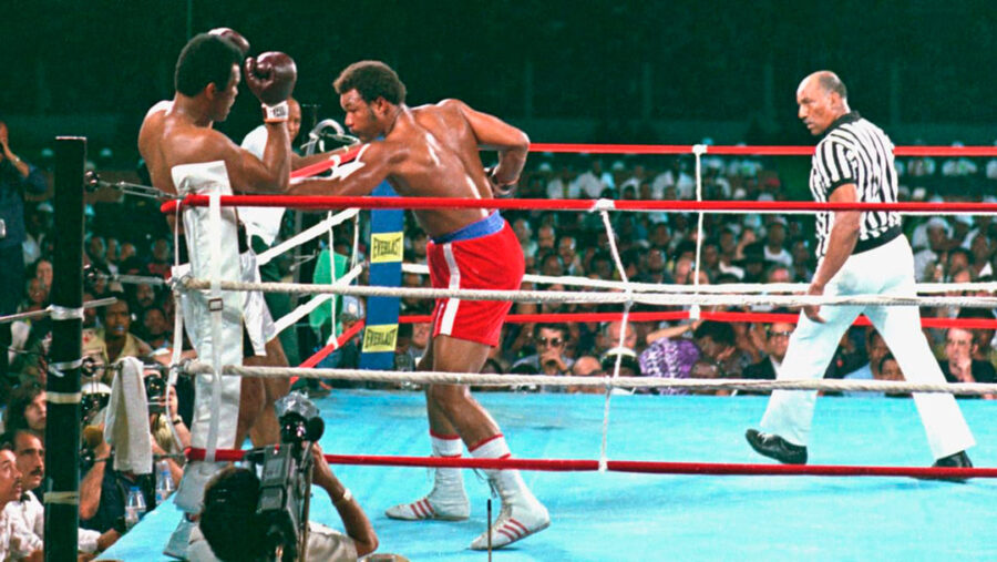 Afficher l'image Muhammad Ali, George Foreman, Zach Clayton