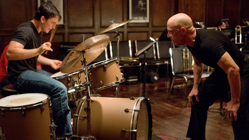 Miles Teller, J.K. Simmons dans Whiplash