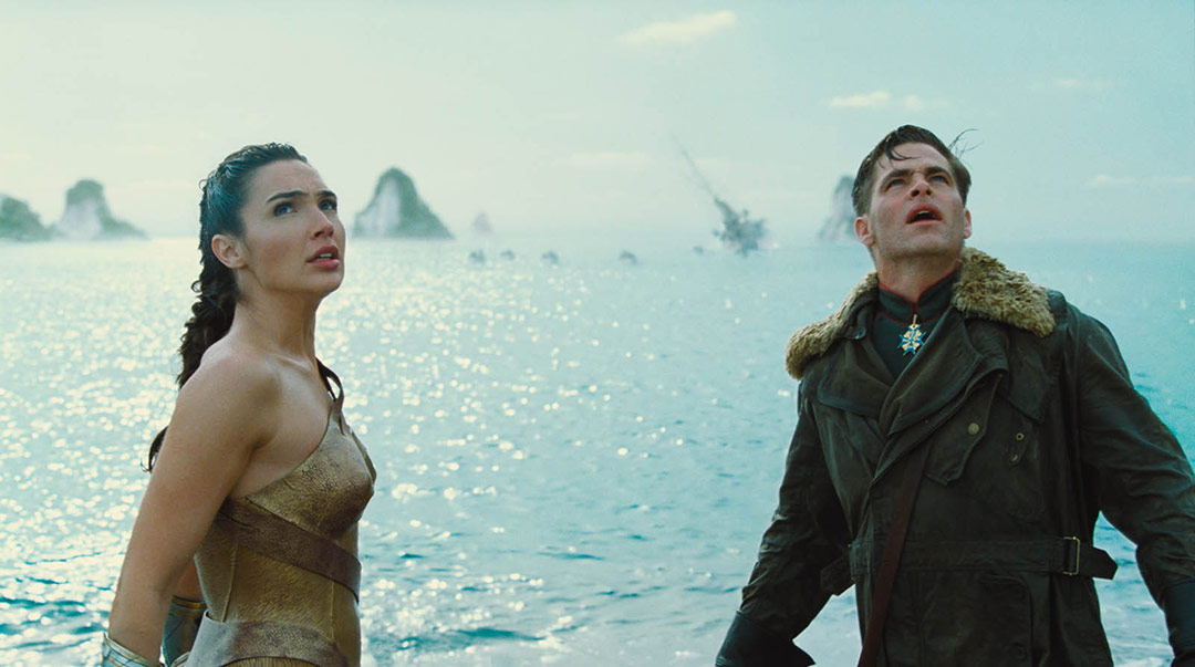 Chris Pine, Gal Gadot dans Wonder Woman