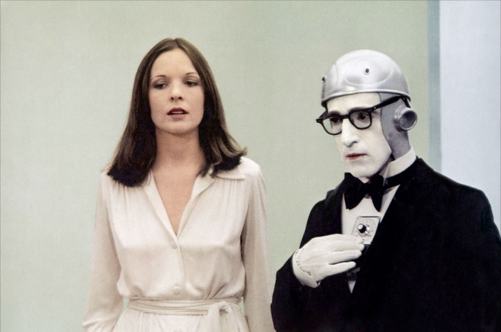 Woody Allen, Diane Keaton dans Woody et les robots