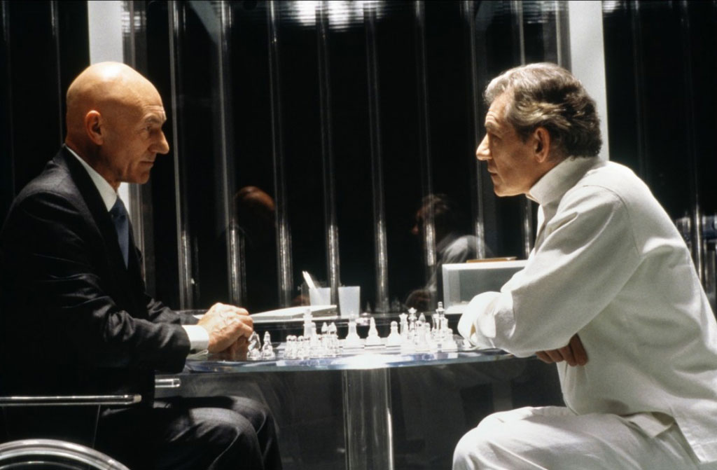 IAN MCKELLENPATRICK STEWART dans X-Men